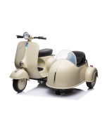 Moto Elettrica Per Bambini Vespa Sidecar Big  12V