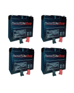 4 Batterie Cicliche per Veicoli Elettrici - Scooter - Biciclette - Monopattini  (48V) - 12V  22Ah a Piombo T8