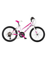 Bici Bambina MTB MBM District  20" 6 Velocità - Bianco