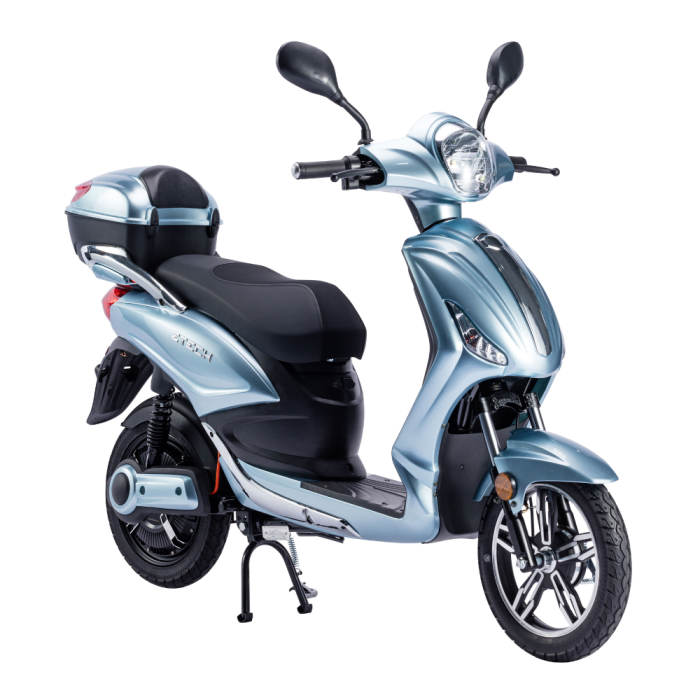 Bicicletta Elettrica Scooter Z-TECH ZT-09-TC 500W 20Ah 48V Batteria Piombo-Azzurro