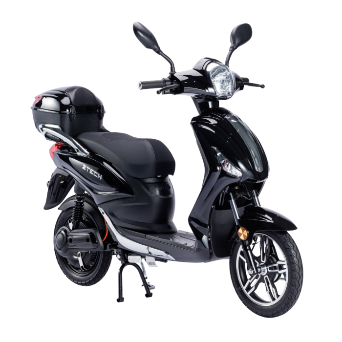 Bicicletta Elettrica Scooter Z-TECH ZT-09-E 250W 12 Ah 48V Batteria Piombo-Nero