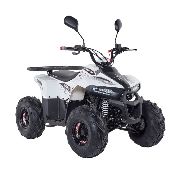 Quad KXD Mudhawk ATA 110cc Ruota 7"-Bianco