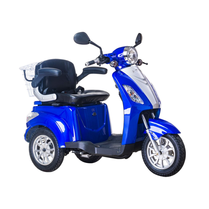Scooter Z-TECH ZT-15-D "TRILUX PLUS"  3 RUOTE Differenziale per Disabili e Anziani 