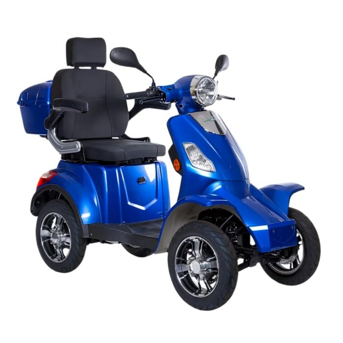 Scooter Elettrico Z-TECH ZT-19-M FASTER  4 Ruote per Disabili e Anziani Batteria Piombo -Blu