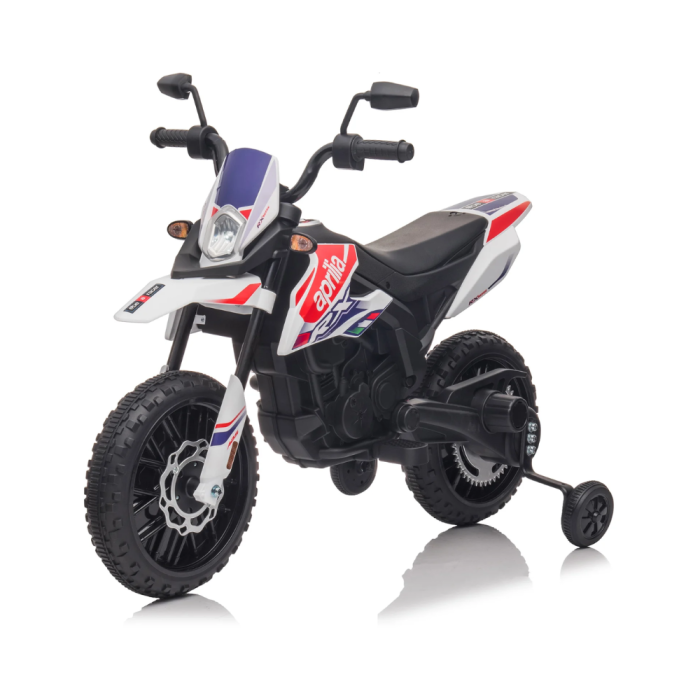Moto Elettrica per Bambini Aprilia Racing RX125 12V Ruote in EVA
