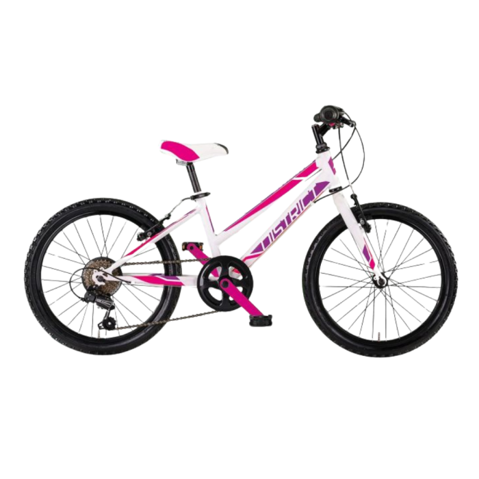 Bici Donna MTB MBM District 26" con Cambio 18 Velocità-Bianco