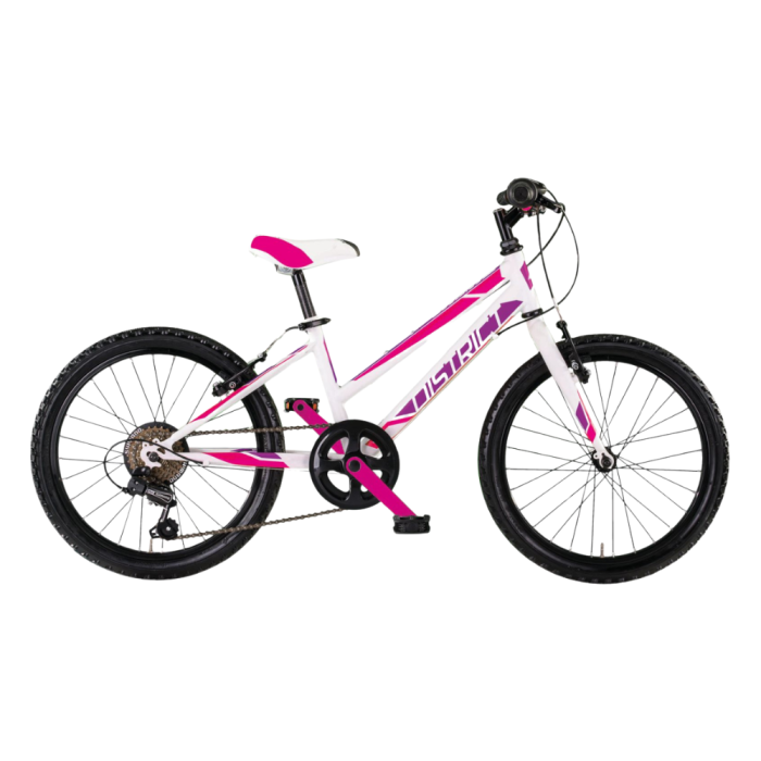 Bici Bambina MTB MBM District  20" 6 Velocità - Bianco