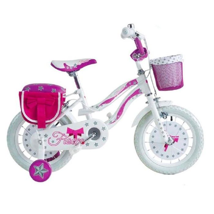 Bici Bicicletta Bambina Fiocco - 14" - Movimento a Sfera