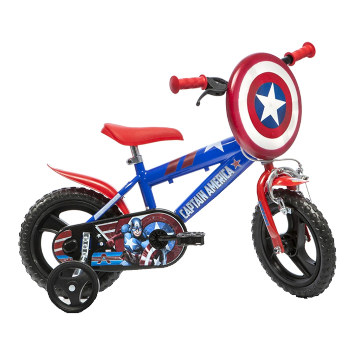 Bici Bimbo Capitan America Dino Bikes 12"