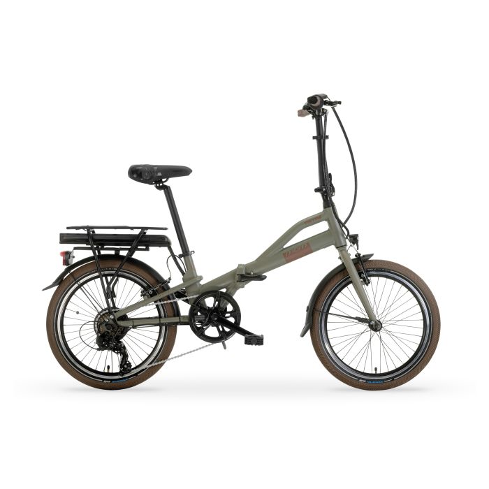 Bicicletta Elettrica A Pedalata Assistita MBM E-Metro 20"-Verde