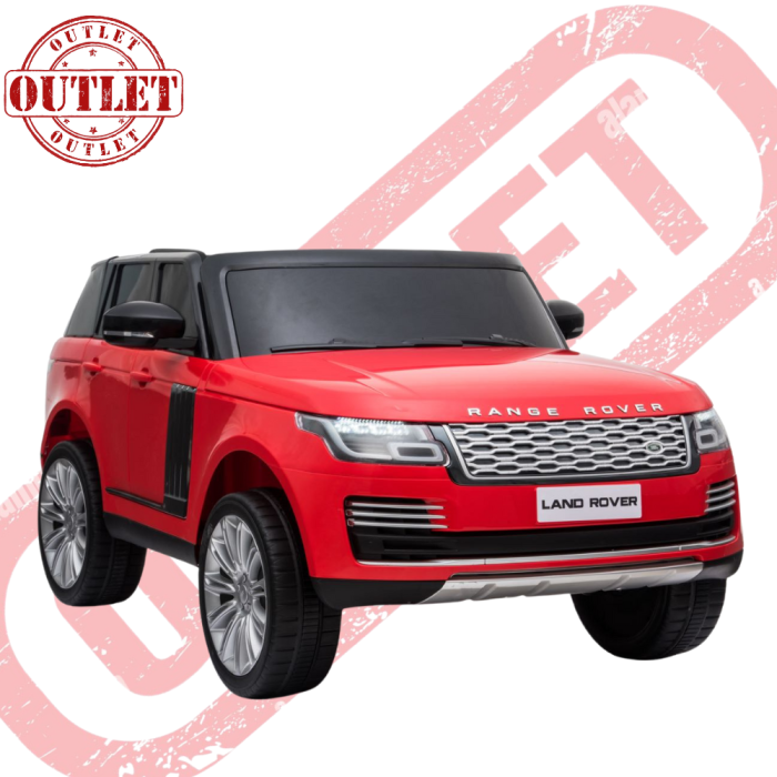 Auto Elettrica Per Bambini Land Rover - Range Rover Sport HSE 2 Posti-Rosso - Seconda Scelta