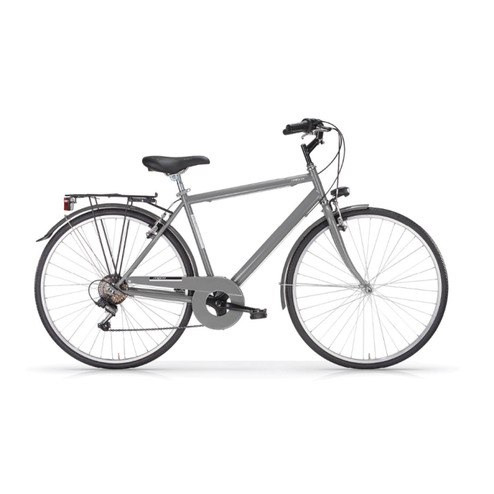 Bicicletta City Bike Trekking Uomo MBM Touring M 28" 6V-Grigio(Smoke)