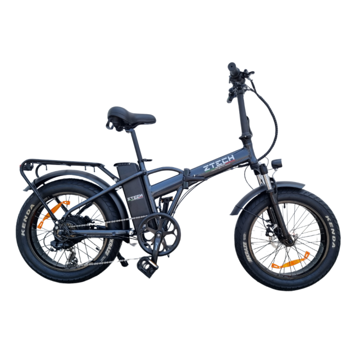 Bicicletta Elettrica Z-Tech ZT-89-M SNIPER 250W/500W 48V 13Ah Batteria Litio -Grigio