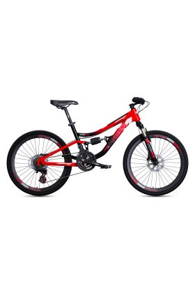 Bicicletta Ragazzo Magikbike MTB Twenty Four Full Bicolor 24" - 21V -Rosso/Nero