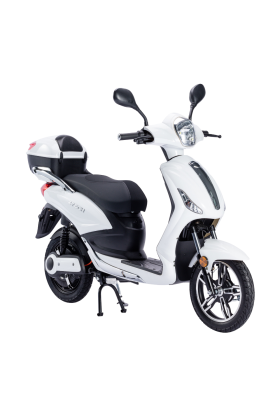 Bicicletta Elettrica Scooter Z-TECH ZT-09-TC 500W 20Ah 48V Batteria Piombo-Bianco