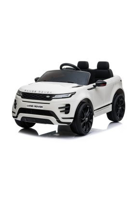 Auto Elettrica Macchina per Bambini LAND ROVER EVOQUE 12V con Monitor 4" Lettore Mp3 -Bianco