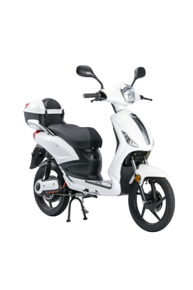 Bicicletta Elettrica Scooter Z-TECH  ZT-09-TDC 1000W 20Ah 48V Batteria Piombo-Bianco