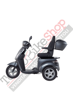 Z-TECH ZT-15-C Trilux Plus – Scooter Elettrico 3 Ruote per Anziani e Disabili-Grigio