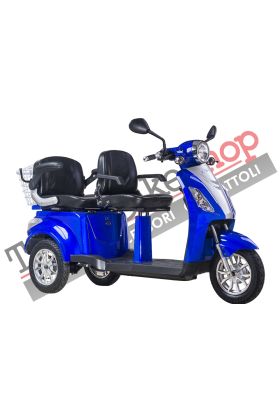 Scooter Z-TECH ZT-18 "TRILUX PLUS" 3 RUOTE 2 Posti Differenziale per Anziani