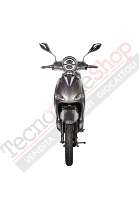Scooter Elettrico BR-1 Sport 800W 20Ah 48V Batteria a Piombo - Immatricolabile-Grigio