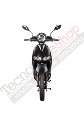 Scooter Elettrico BR-1 Sport 800W 20Ah 48V Batteria a Piombo - Immatricolabile- Nero Lucido