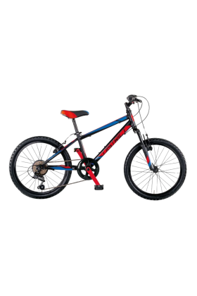 Bici Bambino MTB MBM District 20" 6 Velocità-Nero