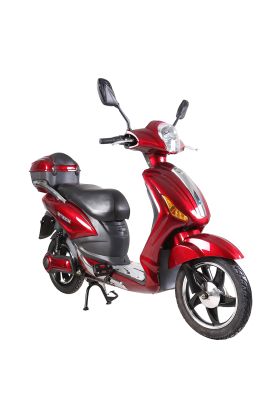 Bici Elettrica Scooter Z-TECH ZT-09-AL  12 Ah 250W 48V Batteria Litio-Rosso