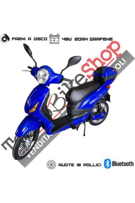Scooter Elettrico Vitale SCT-001 500W  20Ah a Grafene (Uso Privato)-Blu