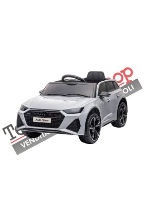 Auto Macchina Elettrica Per Bambini Audi RS6 12V-Grigio