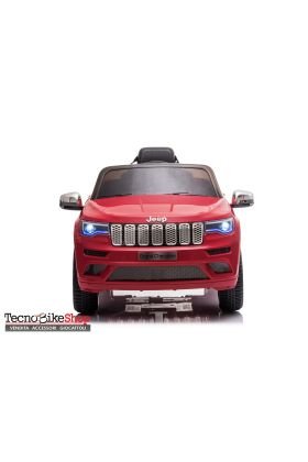 Auto Macchina Elettrica per Bambini JEEP GRAND CHEROKEE 12V-Rosso