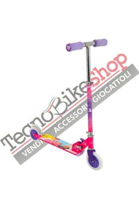 Monopattino Pieghevole per Bambini in Alluminio 2 Ruote PRINCIPESSE