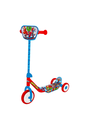 Monopattino per Bambini in Acciaio 3 Ruote Superhero