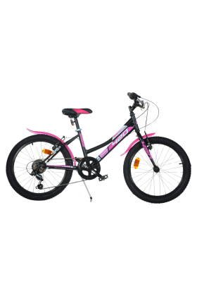 Bicicletta Bambina Aurelia MTB 420 Sport Dino Bikes - 20" 6 Velocità-Nero