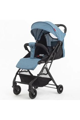 Passeggino Wizy Pro Ultra Leggero Chiusura Facilitata Salvaspazio Portata 15 kg-Blu