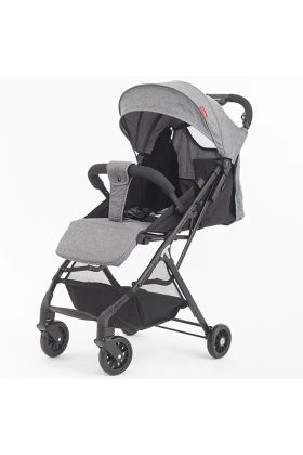 Passeggino Wizy Pro Ultra Leggero Chiusura Facilitata Salvaspazio Portata 15 kg-Grigio