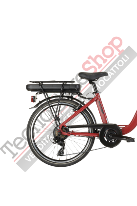 Bicicletta Elettrica A Pedalata Assistita MBM Rhea 26"-Rosso