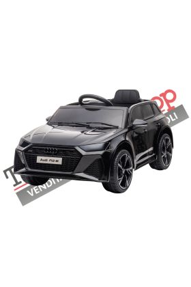 Auto Macchina Elettrica Per Bambini Audi RS6 12V-Nero