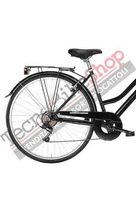 Bicicletta City Bike Trekking Donna MBM Touring W 28" 6V-Nero(Black)