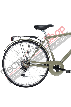Bicicletta City Bike Trekking Uomo MBM Touring M 28" 6V-Verde(Moss Green)