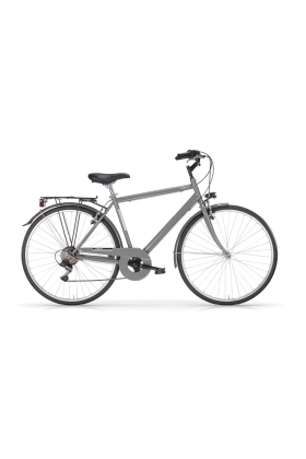 Bicicletta City Bike Trekking Uomo MBM Touring M 28" 6V-Grigio(Smoke)