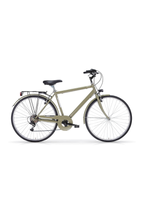 Bicicletta City Bike Trekking Uomo MBM Touring M 28" 6V-Verde(Moss Green)
