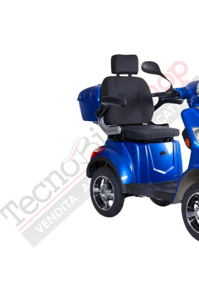 Scooter Elettrico Z-TECH ZT-19-M FASTER  4 Ruote per Disabili e Anziani Batteria Piombo -Blu