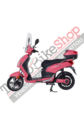 Bici Elettrica Scooter Z-TECH  ZT-09-FL 1000W 20Ah 60V Batteria Litio-Rosa
