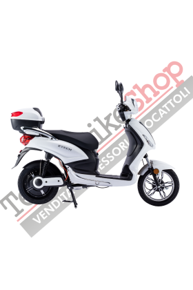 Bicicletta Elettrica Scooter Z-TECH ZT-09-TC 500W 20Ah 48V Batteria Piombo-Bianco
