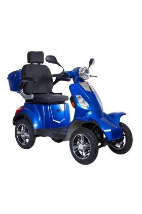 Scooter Elettrico Z-TECH ZT-19-M FASTER 4 Ruote per Disabili e Anziani Batteria Piombo -Blu