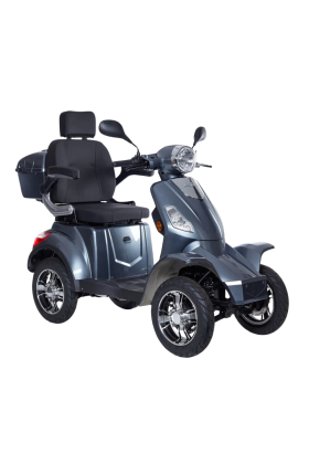 Scooter Elettrico Z-TECH ZT-19-M FASTER 4 Ruote per Disabili e Anziani Batteria Piombo -Grigio